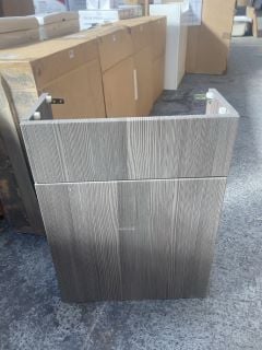 500 X 225MM TOILET UNIT IN BODEGA GREY - RRP £210: LOCATION - D4