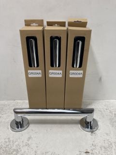 QTY OF CROYDEX 300MM STAINLESS STEEL GRAB BARS - RRP £120: LOCATION - RACKING 1