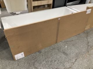 1800 X 800MM NTH SINGLE ENDED BATH WITH A BLUE MDF BATH SIDE PANEL - RRP £499: LOCATION - C4