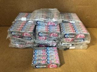 QTY OF EXTRA WHITE BUBBLEMINT CHEWING GUM - BBE - 31/12/24: LOCATION - WH4