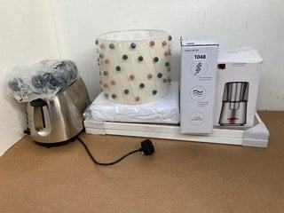 8 X ASSORTED JOHN LEWIS & PARTNERS HOUSEHOLD ITEMS TO INCLUDE STAINLESS STEEL COFFEE GRINDER: LOCATION - E5