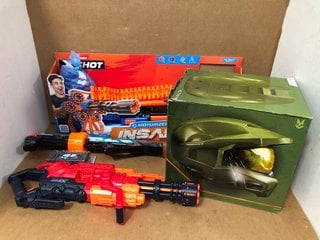 5 X KIDS TOYS TO INCLUDE HALO MASTER CHIEF DELUXE HELMET WITH LIGHTS: LOCATION - WH7