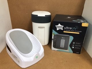 3 X BABY ITEMS TO INCLUDE TOMMEE TIPPEE ULTRA UV STERILISER, DRYER AND STORAGE: LOCATION - WH8