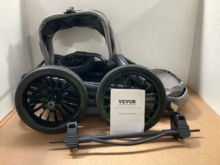 VEVOR 3 WHEEL DOG STROLLER IN GREY AND BLACK - RRP £170: LOCATION - WH9