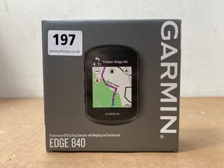 GARMIN EDGE 840 PERFORMANCE GPS CYCLING COMPUTER WITH MAPPING AND TOUCHSCREEN - RRP £389: LOCATION - H14