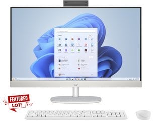 HP 27 INCH ALL-IN-ONE DESKTOP PC: MODEL CR1006NA. FEATURING AN INTEL CORE ULTRA 7 155U PROCESSOR, 1TB SSD, 8GB DDR5 RAM, WINDOWS 7 HOME - RRP £1,099: LOCATION - BOOTH