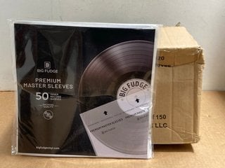 20 X PACK OF 50 BIG FUDGE PREMIUM MASTER INNER RECORD SLEEVES: LOCATION - H14