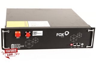 FOX ESS 2.6KWH HIGH VOLTAGE SOLAR STORAGE BATTERY - MODEL HV2600 - RRP £640: LOCATION - BOOTH