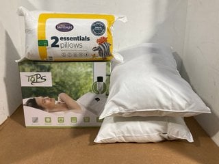 3 X BEDDING ITEMS TO INCLUDE TOPS ELECTRIC HEATED UNDERBLANKET: LOCATION - H7