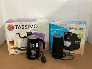 5 X HOUSEHOLD ITEMS TO INCLUDE BOSCH TASSIMO MYWAY2 COFFEE MACHINE IN CREAM: LOCATION - H5