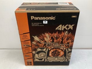 PANASONIC 650W CD STEREO SYSTEM(SEALED) - MODEL SC-AKX520 - RRP £209: LOCATION - BOOTH