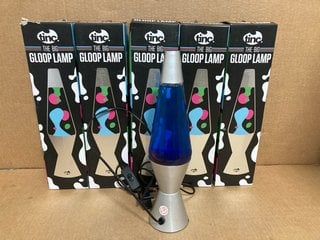 6 X TINC THE BIG GLOOP LAMP LAVA LAMP: LOCATION - H2