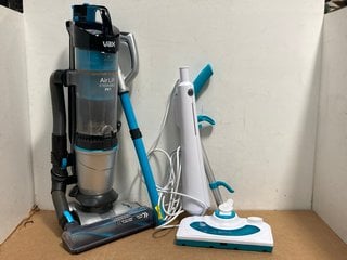 BELDRAY BLUE AND WHITE STEAM MOP CLEANER TO INCLUDE VAX AIR LIFT STEERABLE PET VACUUM: LOCATION - G3