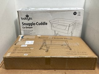 BABYLO SNUGGLE-CUDDLE CO-SLEEPER TO INCLUDE BELLA BABY BASSINET AND BEDSIDE SLEEPER: LOCATION - G3