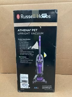 RUSSELL HOBBS ATHENA 2 PET UPRIGHT VACUUM CLEANER: LOCATION - G5