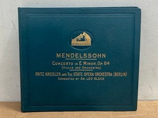 HIS MASTERS VOICE MENDELSSOHN VINTAGE VINYL COLLECTION: LOCATION - G7