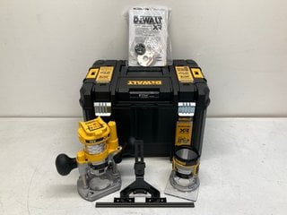 DEWALT 18V XR CORDLESS BRUSHLESS 1/4" ROUTER KIT (BATTERY NOT INCLUDED) - MODEL DCW604NT - RRP £309: LOCATION - BOOTH