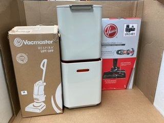 3 X HOUSEHOLD ITEMS TO INCLUDE VACMASTER RESPIRA LIFT OFF VACUUM CLEANER: LOCATION - WH1