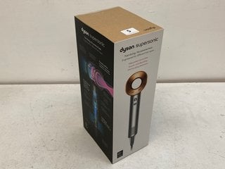 DYSON SUPERSONIC NICKEL/COPPER HAIR DRYER (SEALED) - MODEL HD07 - RRP £329: LOCATION - BOOTH