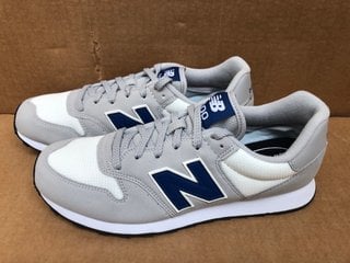 NEW BALANCE 500 CLASSIC TRAINERS IN GREY UK SIZE 10: LOCATION - F16