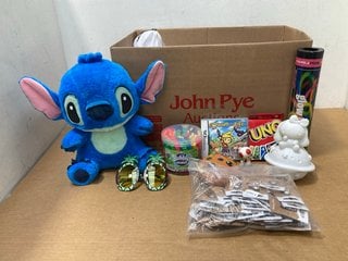 QTY OF KIDS TOYS TO INCLUDE LILO & STITCH 'STITCH' PLUSH TOY: LOCATION - F14