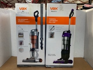 VAX AIR STRETCH UPRIGHT VACUUM CLEANER TO INCLUDE VAX MACH AIR LIGHTWEIGHT UPRIGHT VACUUM CLEANER: LOCATION - F13