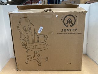 JOYFLY GAMING CHAIR WITH HEADREST AND LUMBAR SUPPORT IN BLUE: LOCATION - F11