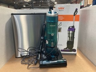 3 X ASSORTED HOUSEHOLD ITEMS TO INCLUDE VAX MACH AIR MULTI-CYCLONIC UPRIGHT VACUUM CLEANER- MODEL NO UCA1GEV1: LOCATION - F9