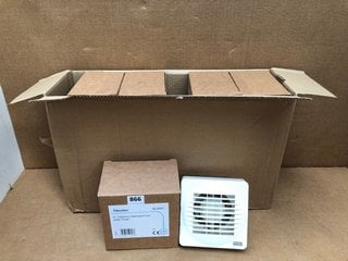 10 X NEWLEC (100MM) STANDARD FANS WITH TIMER: LOCATION - F7