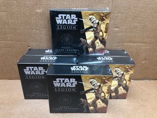 6 X SETS OF STAR WARS LEGION PHASE 1 CLONE TROOPERS: LOCATION - F7