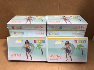 12 X INTEX WET SET COLLECTION SIT IN FLOATS: LOCATION - F5