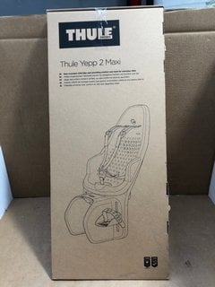 THULE YEPP 2 MAXI REAR MOUNTED CHILD BIKE SEAT IN BLACK - RRP £119.00: LOCATION - F5