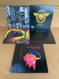 5 X ASSORTED VINYL ALBUMS TO INCLUDE MOTORHEAD "HAMMERED": LOCATION - F3