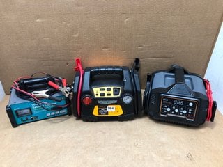 3 X ASSORTED VEHICLE ITEMS TO INCLUDE 6-IN-1 JUMP STARTER POWER PACK 100 WATT: LOCATION - F1