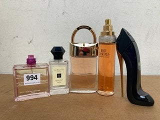 5 X ASSORTED LADIES PERFUMES TO INCLUDE JO MALONE ENGLISH PEAR & FREESIA 100ML COLOGNE: LOCATION - E1