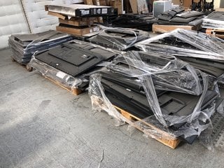 (COLLECTION ONLY) 5 X PALLETS OF ASSORTED TV'S WITH PCBS REMOVED (SPARES & REPAIRS): LOCATION - A1