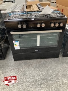 WILLOW DUAL FUEL RANGE COOKER: WS90DFBL - RRP £599.99: LOCATION - B5