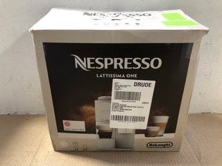 NESPRESSO LATTISSIMA ONE COFFEE MACHINE: LOCATION - AR2