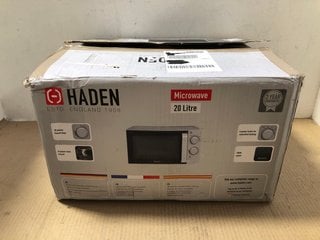 HADEN 20L MICROWAVE IN SILVER: LOCATION - AR2