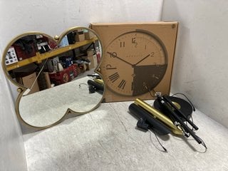 QTY OF ASSORTED HOUSEHOLD ITEMS TO INCLUDE NEWGATE NUMBER ONE CLOCK: LOCATION - AR6