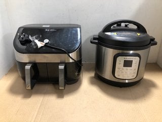 2 X ASSORTED KITCHEN ITEMS TO INCLUDE INSTANT POT DUA CRISP +AIR FRYER: LOCATION - AR9