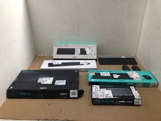 6 X ASSORTED KEYBOARD SETS TO INCLUDE LOGITECH MX KEYS MINI COMPUTER KEYBOARD: LOCATION - AR16