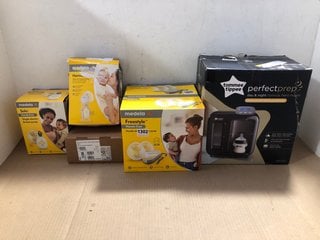 6 X ASSORTED BABY ITEMS TO INCLUDE MEDELA FREESTYLE HANDS-FREE DOUBLE ELECTRIC BREAST PUMP: LOCATION - BR10