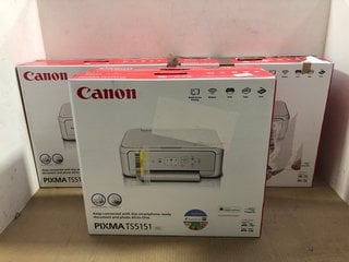 3 X CANON PIXMA TS5151ALL-IN-ONE PRINTERS IN WHITE: LOCATION - BR11