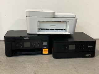 3 X ASSORTED PRINTERS TO INCLUDE HP DESKJET PLUS 4120 E ALL-IN-ONE PRINTER: LOCATION - BR12