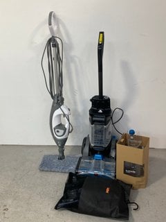 VAX PLATINUM SMARTWASH CARPET WASHER TO INCLUDE SHARK LIFT AWAY STEAM FLOOR CLEANER: LOCATION - BR13