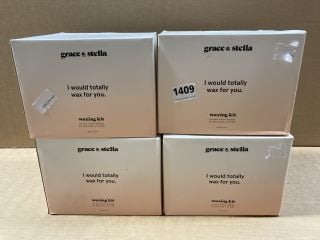 4 X GRACE & STELLA WAXING KITS: LOCATION - BR18