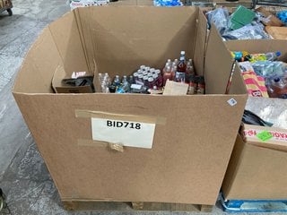 PALLET OF ASSORTED DRINK ITEMS TO INCLUDE FANTA GRAPE CANS ( B.B DATE 28.10.2024 ): LOCATION - B8 (KERBSIDE PALLET DELIVERY)