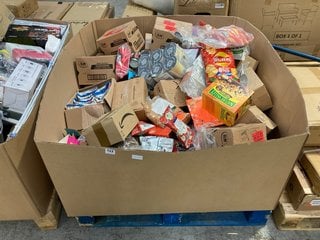 PALLET OF ASSORTED FOOD ITEMS TO INCLUDE KARMA BITES ( B.B DATE 26.07.2025 ): LOCATION - B8 (KERBSIDE PALLET DELIVERY)