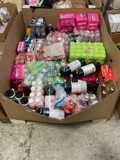 PALLET OF ASSORTED DRINKS TO INCLUDE COCA COLA CANS 330ML ( B.B DATE 30.09.2025 ): LOCATION - A1 (KERBSIDE PALLET DELIVERY)